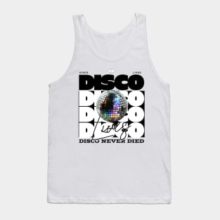 DISCO  - Lives Never Dies (Black) Tank Top